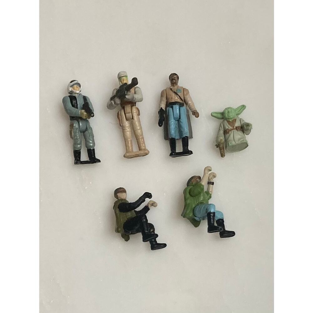 Micro Machines Star Wars Action Fleet, Battle Pack 1, Luke, Lei, Yoda, Lando